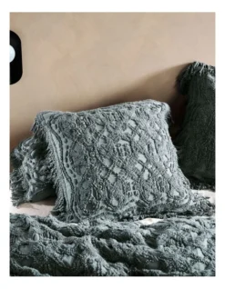 Linen House Somers European Pillow Case Petrol