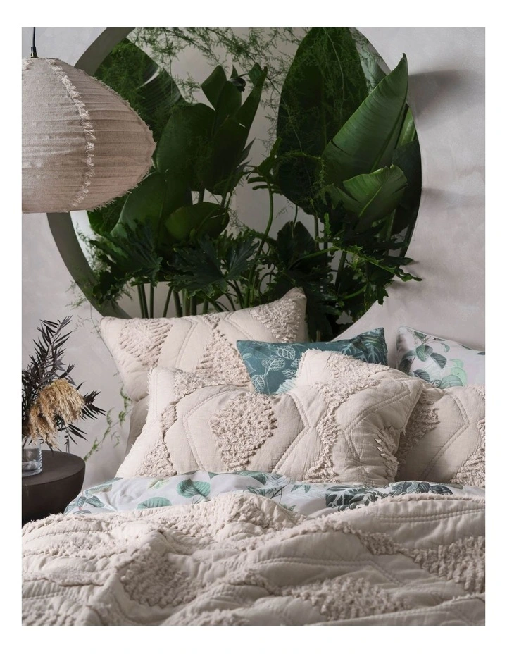 Linen House Piero Quilt Bedcover Sand - Image 3