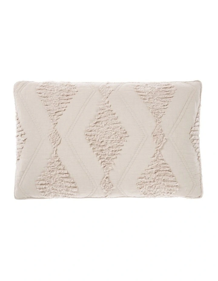 Linen House Piero Quilt Bedcover Sand - Image 5