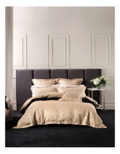 Winston Quilt Cover Set Gold