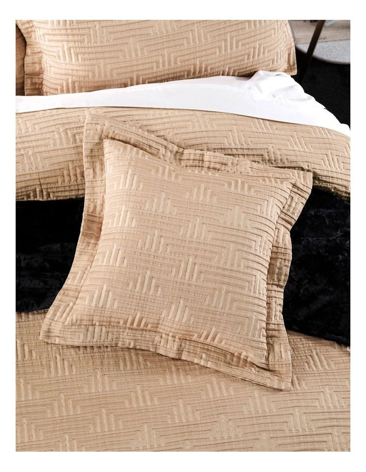 Winston Quilt Cover Set Gold - Image 3
