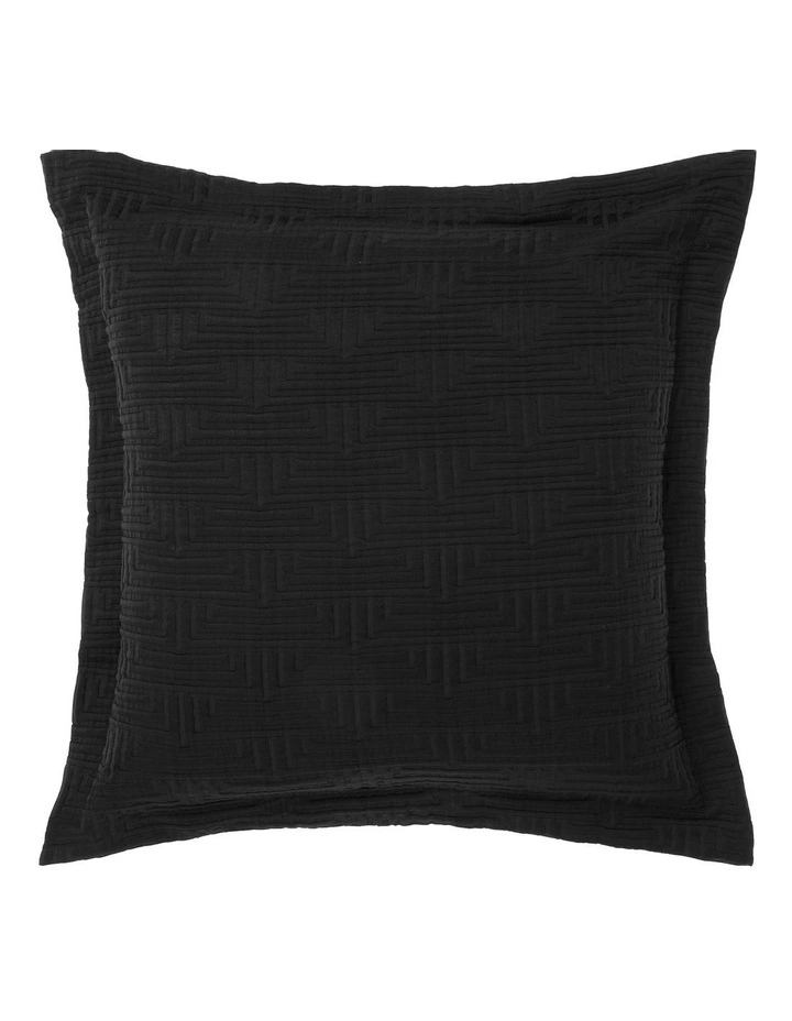 Winston Quilt Cover Set In Black - Image 3