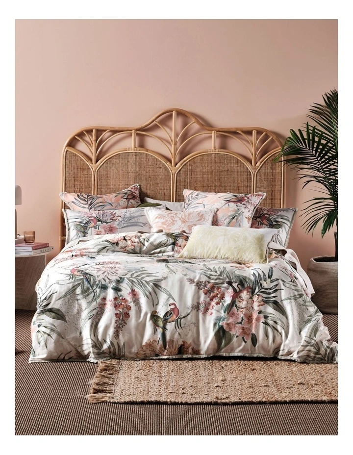 Linen House Briella Quilt Cover Set Stone