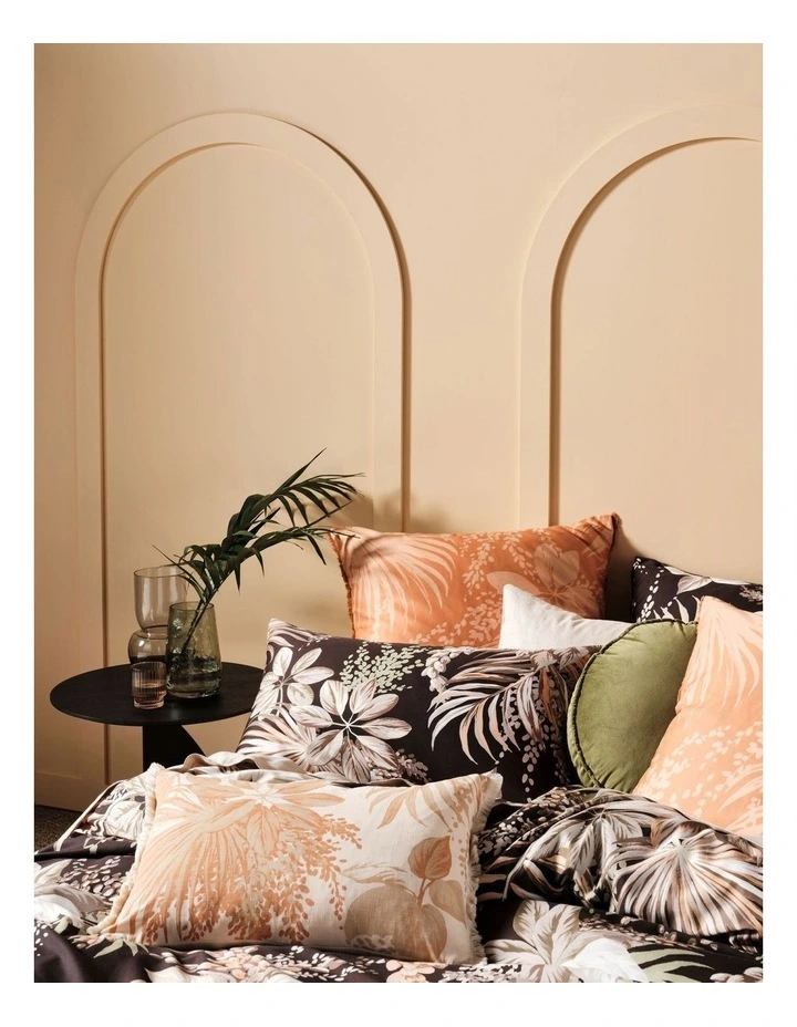 Linen House Harlow Quilt Cover Set Black - Image 2