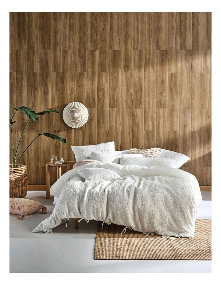 Linen House Abigail Quilt Cover Set In White