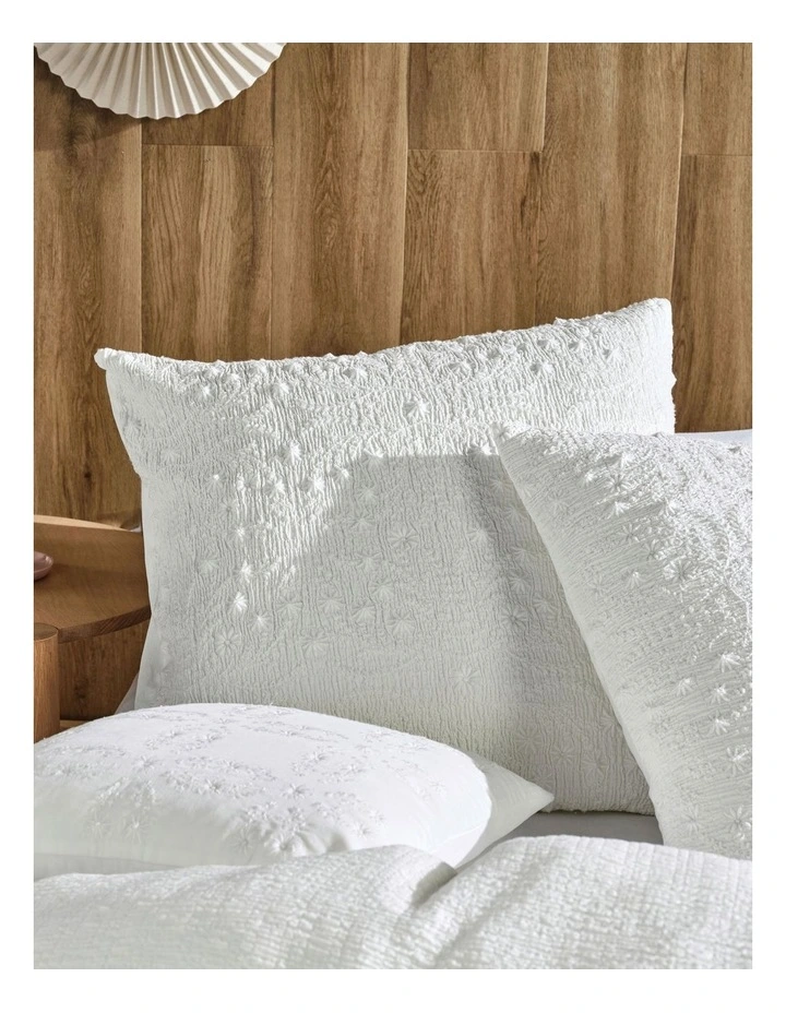 Linen House Abigail Quilt Cover Set In White - Image 5