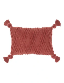 Linen House Solange Cushion In Paprika