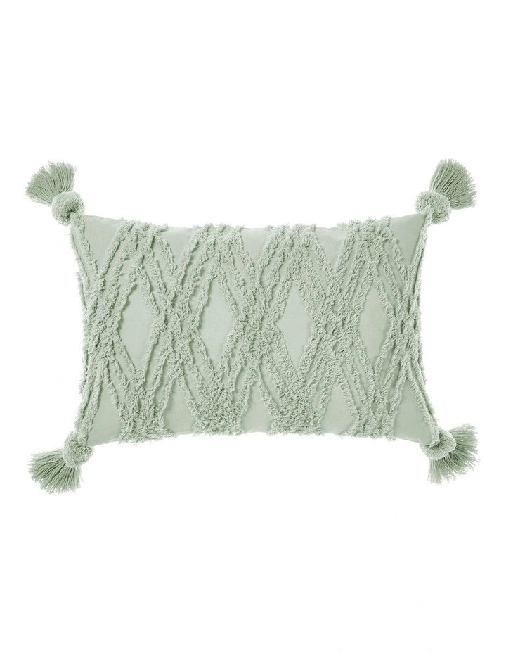 Linen House Solange Cushion In Mint