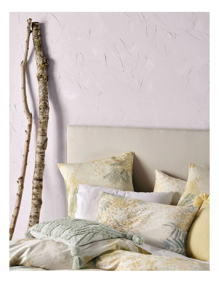 Linen House Solange Cushion In Mint - Image 3