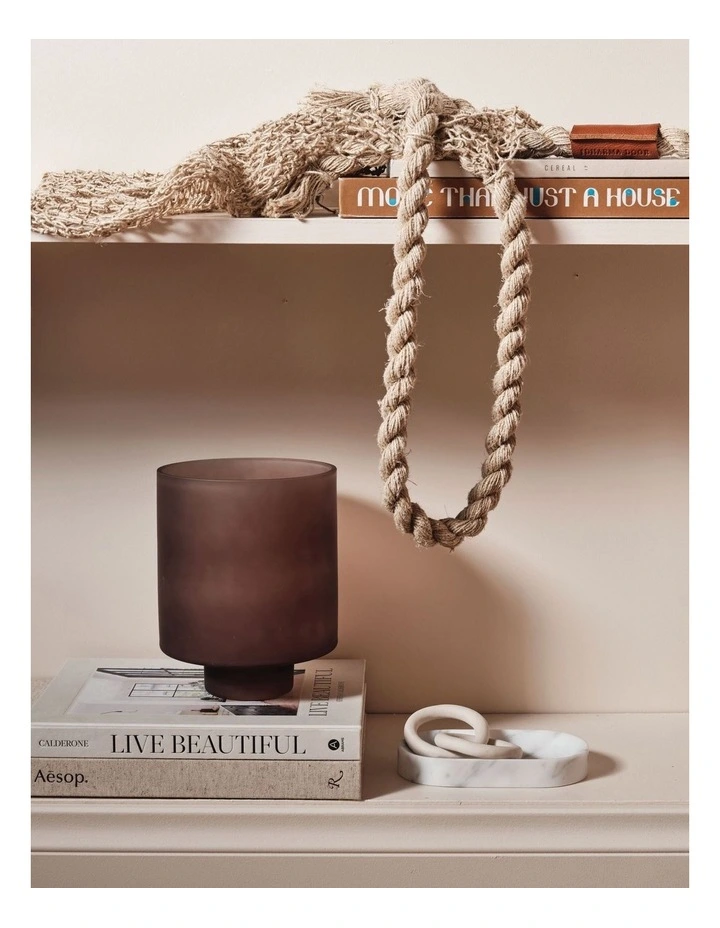 Linen House Romano Vase 20cm In Olive - Image 3