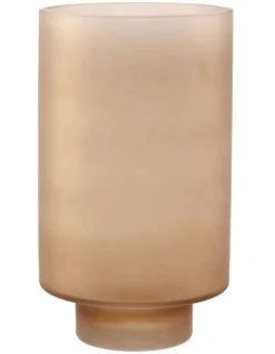 Linen House Romano Vase 25cm In Brandy