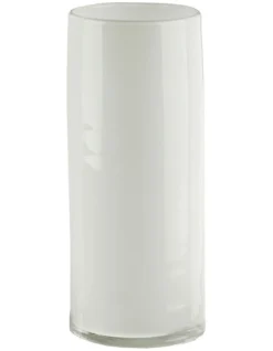 Linen House Mirage Vase 24cm In Milk