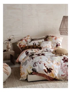 Linen House Symphony Quilt Cover Set Vanilla