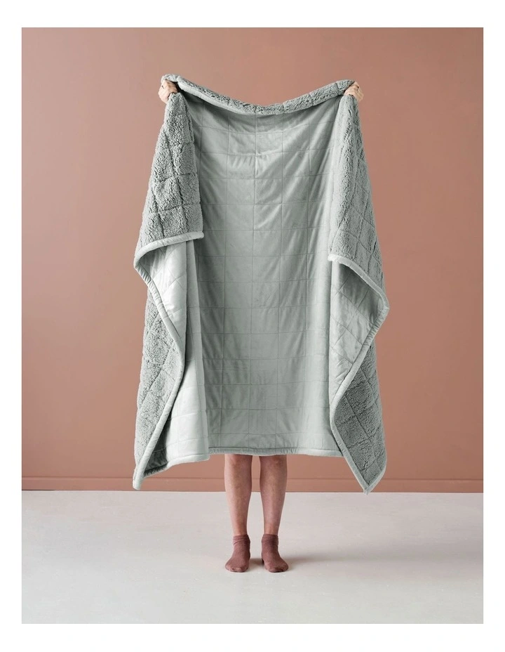 Linen House Bray Throw In Silver - Image 2