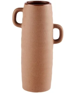 Linen House Cora Vase 25cm In Clay