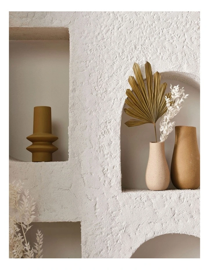 Linen House Rowan Vase 25cm In Desert Sand - Image 2