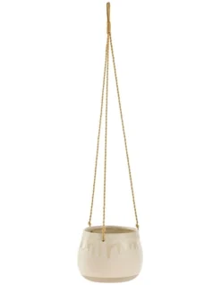 Linen House Mirandela Planter Pot 14cm In Natural