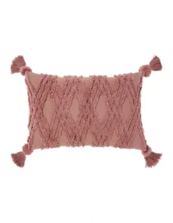 Linen House Solange Cushion In Ash Rose
