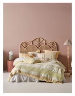 Linen House Briony Quilt Cover Set In Lemon