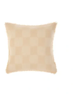 Linen House Capri Cushion In Pale Peach