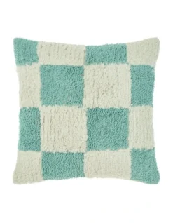 Linen House Blake Cushion In Turquoise