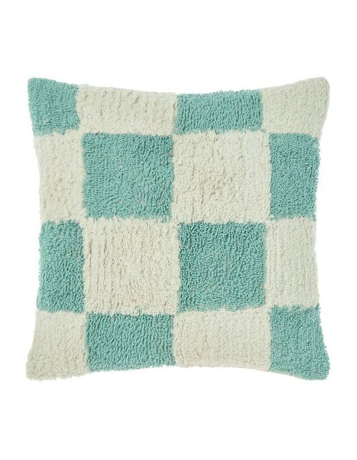 Linen House Blake Cushion In Turquoise