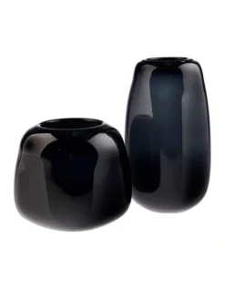 Linen House Indiana Vases In Black