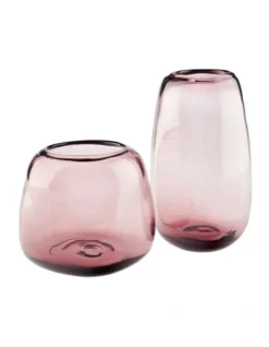 Linen House Indiana Vases In Dusk