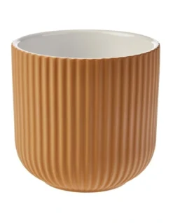 Linen House Vincent Planter Pot 17cm In Rust