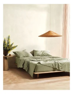 Linen House Springsteen Quilt Cover Set In Moss