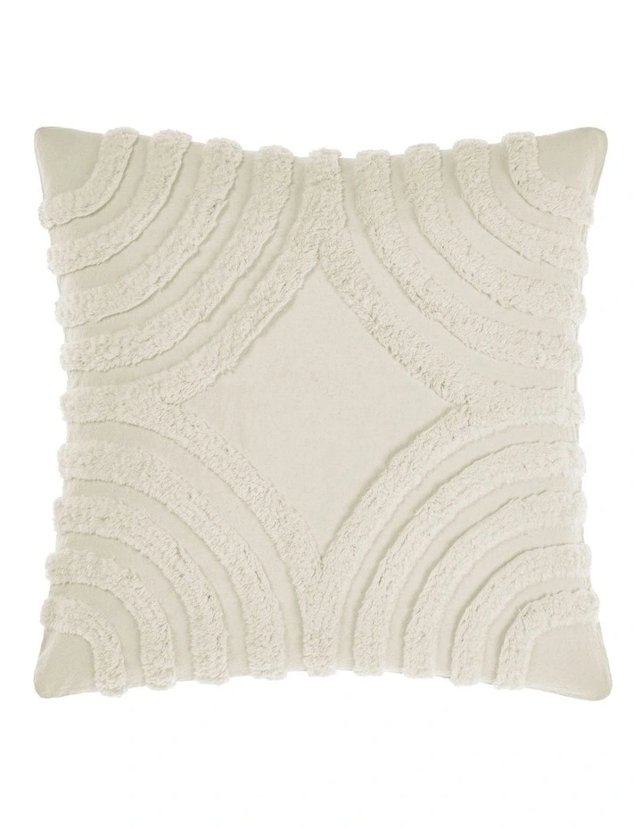 Linen House Farrah Cushion In Vanilla