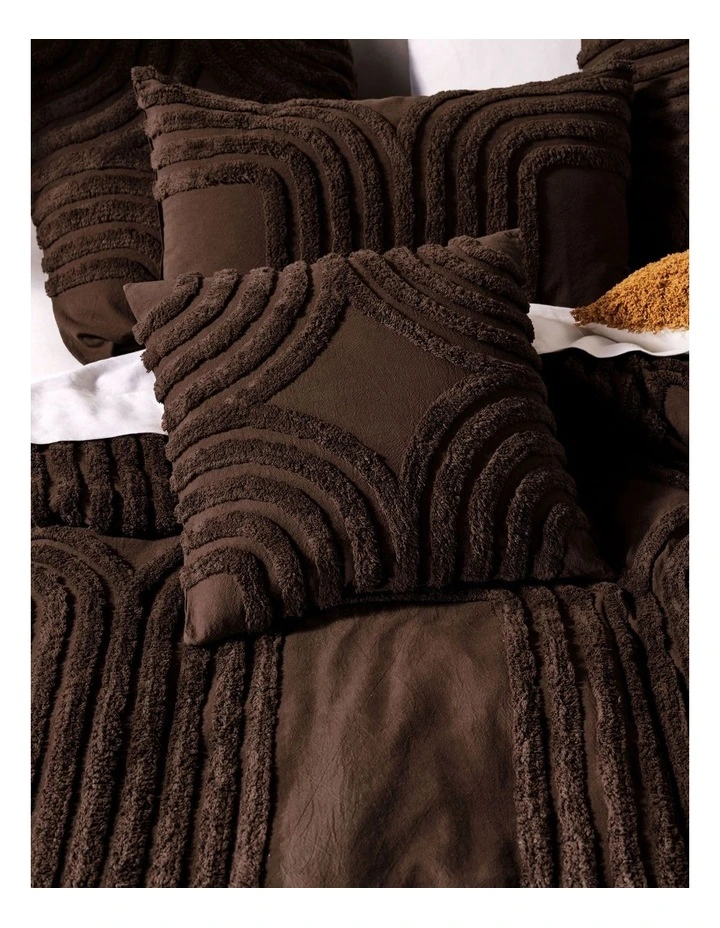 Linen House Farrah Cushion In Cacao - Image 3